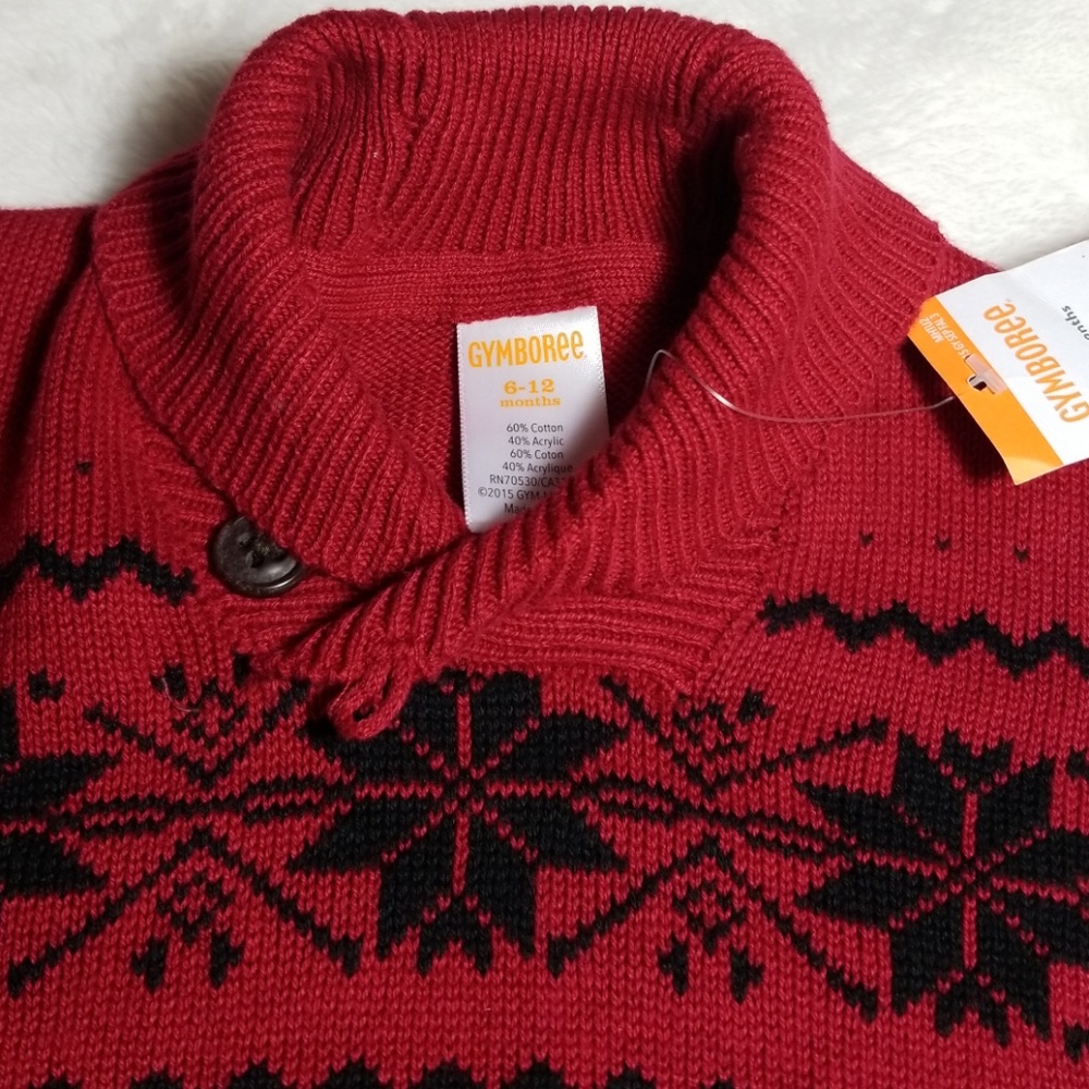 NWT Boys Holiday Sweater- Gymboree  6-12 month